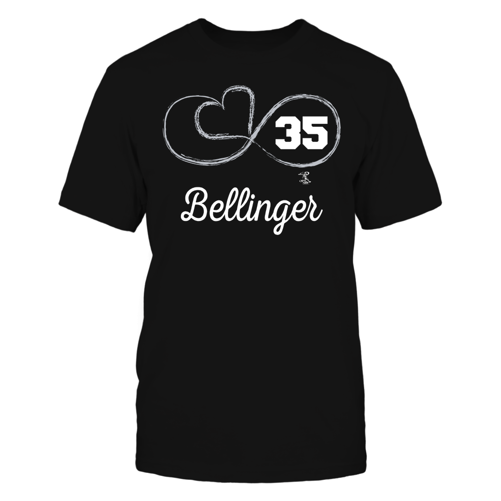 Infinite Heart - Cody Bellinger T-Shirt | Los Angeles D Pro Baseball | Ballpark MVP | MLBPA