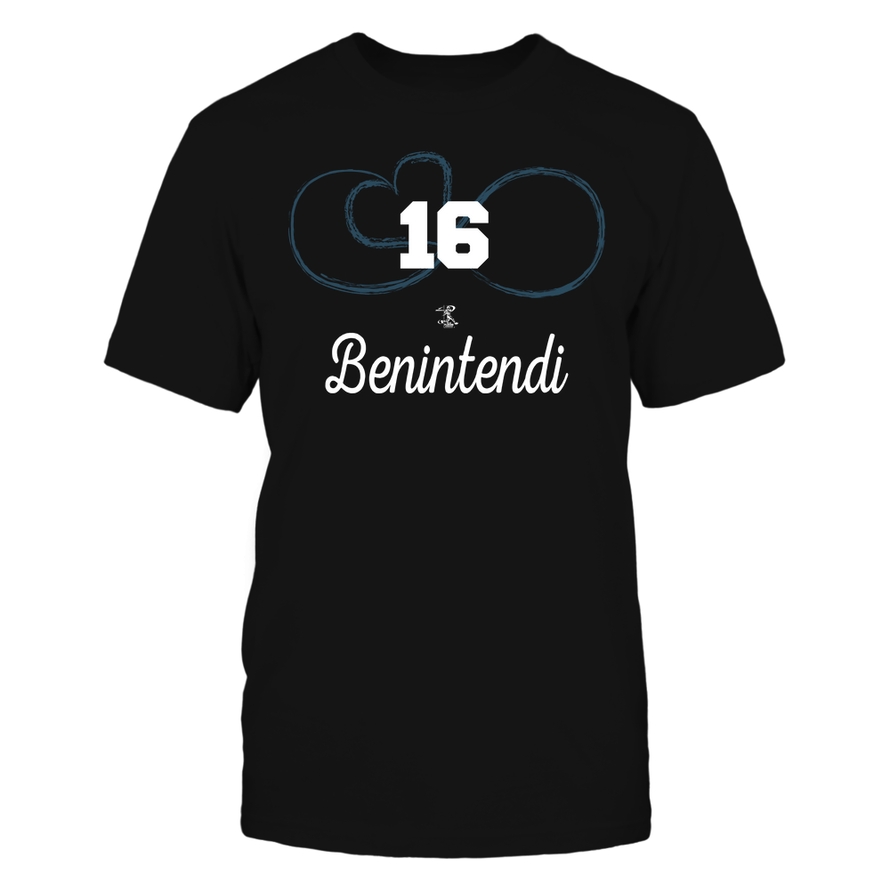 Infinite Heart - Andrew Benintendi T-Shirt | Kansas Pro Baseball | Ballpark MVP | MLBPA