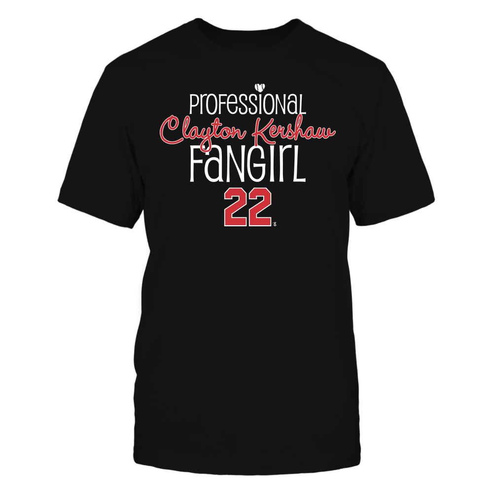 Professional FanGirl - Clayton Kershaw T-Shirt | Los Angeles D Pro Baseball | Ballpark MVP | MLBPA