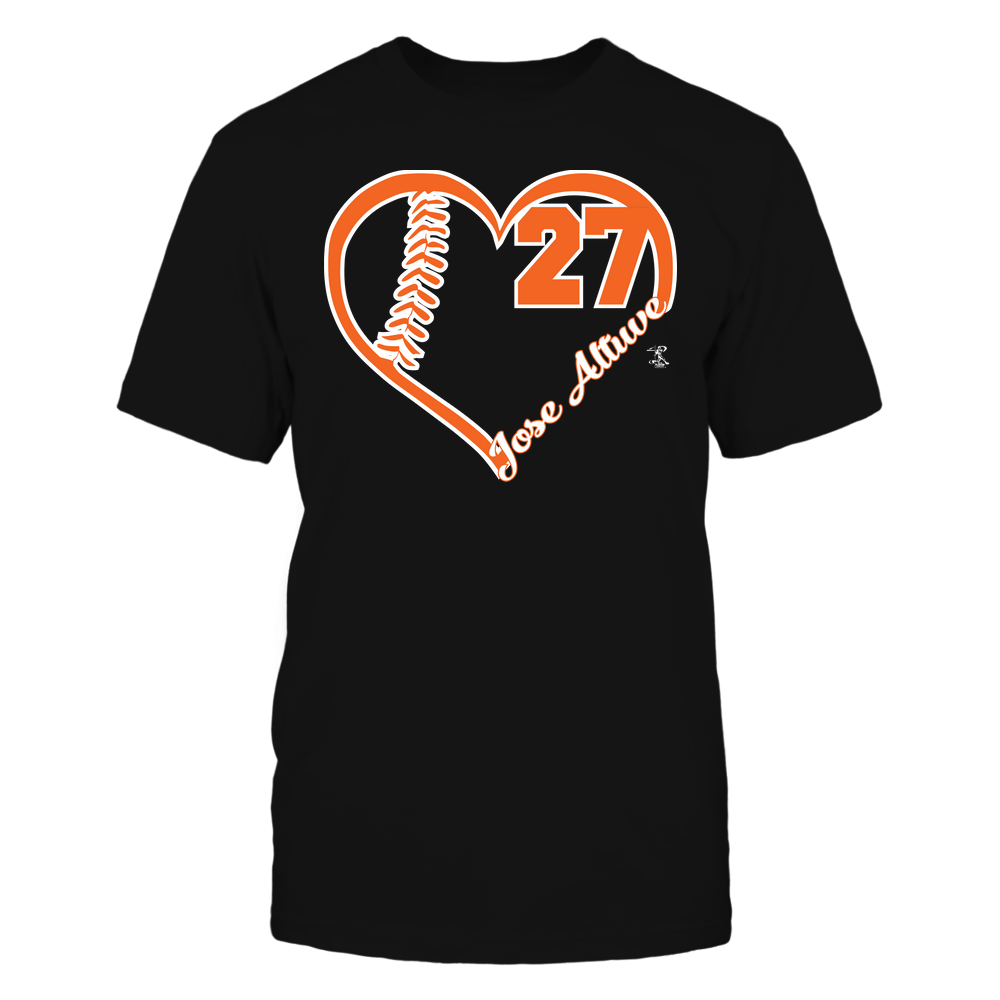 Heart Player - Jose Altuve Shirt | Houston Major League Baseball | Ballpark MVP | MLBPA