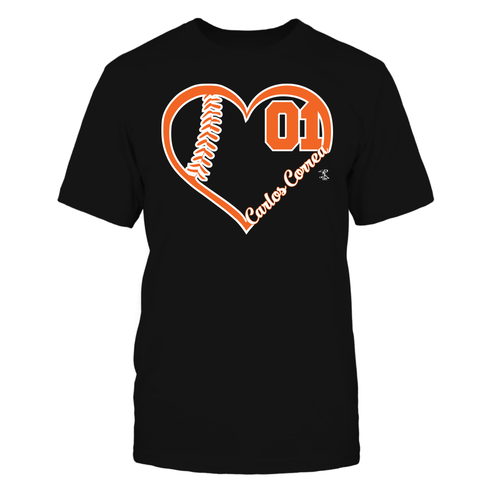 Heart Player - Carlos Correa Tee | Houston Baseball | MLBPA | Ballpark MVP