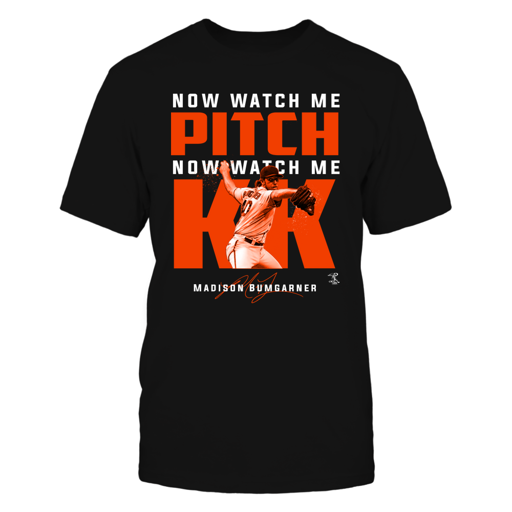 Now Watch Me - Madison Bumgarner Tee | Baseball | MLBPA | Ballpark MVP