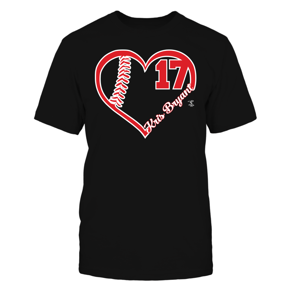 Heart Player - Kris Bryant T-Shirt | Chicago C Pro Baseball | Ballpark MVP | MLBPA