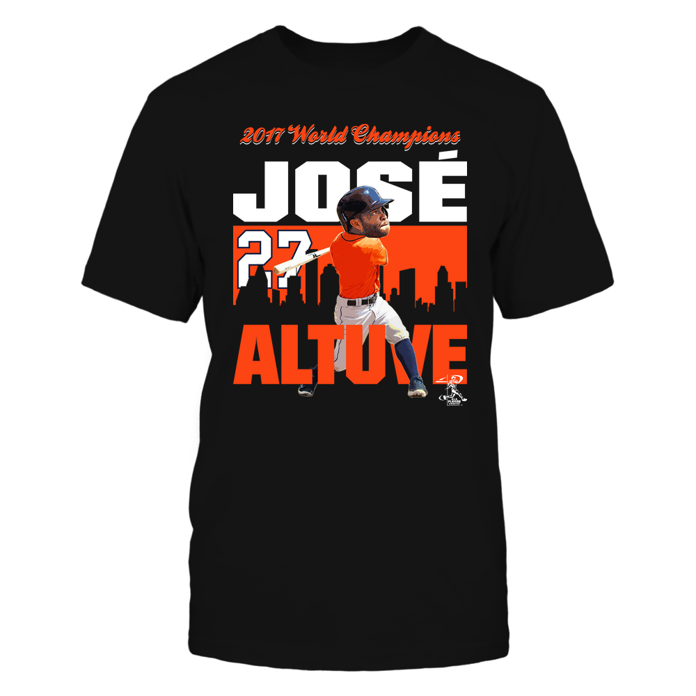 World Champions - Jose Altuve T-Shirt | Houston Pro Baseball | Ballpark MVP | MLBPA