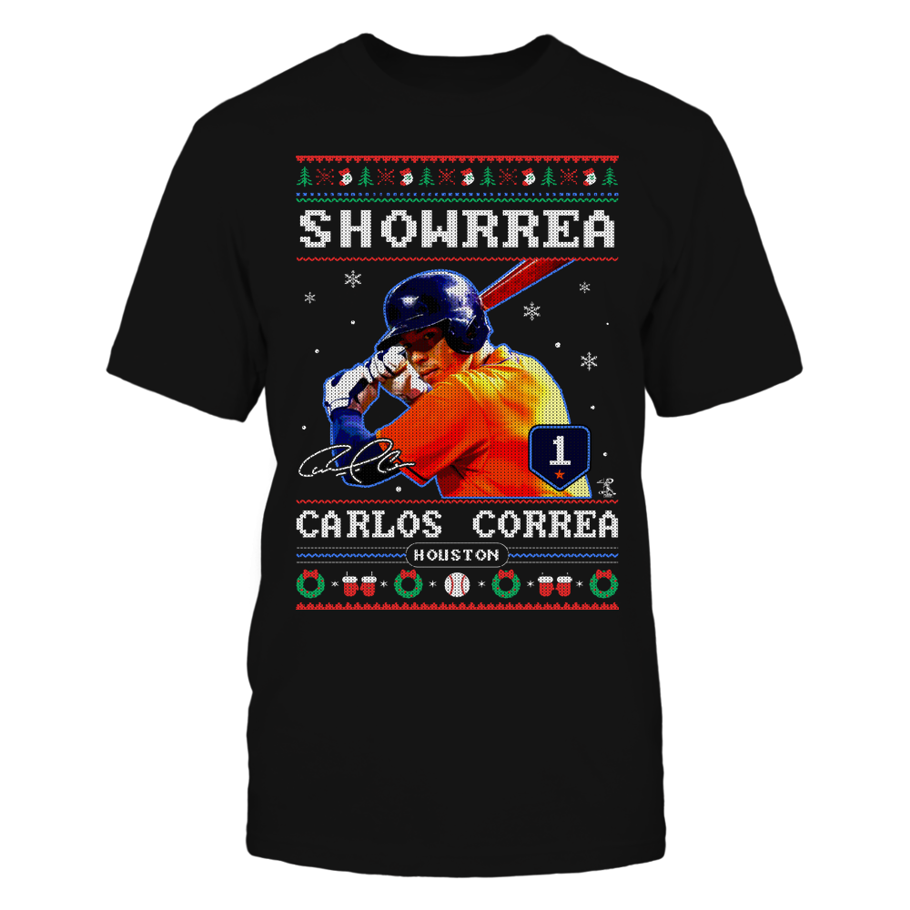 CHRISTMAS PLAYER - Carlos Correa Shirt | Houston Major League Baseball | Ballpark MVP | MLBPA