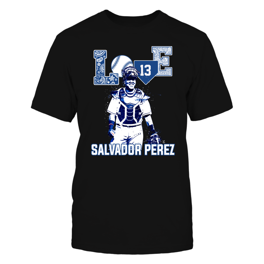 Love Player - Salvador Perez T-Shirt | Kansas Pro Baseball | Ballpark MVP | MLBPA