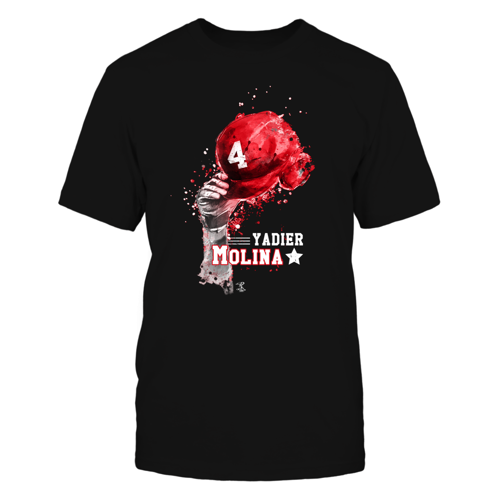 Rising Baseball Hat - Yadier Molina T-Shirt | St. Louis Pro Baseball | Ballpark MVP | MLBPA