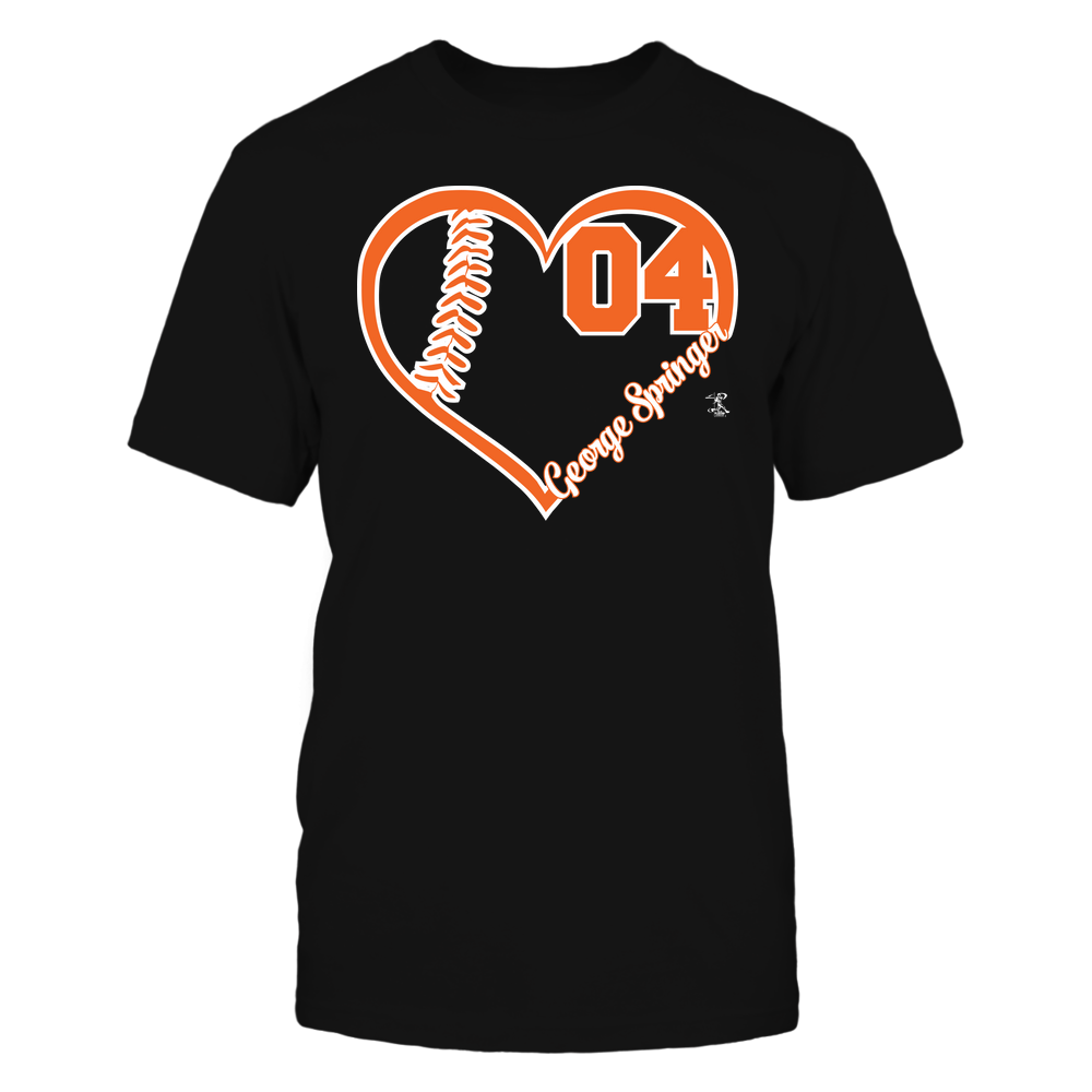 Heart Player - George Springer T-Shirt | Houston Pro Baseball | Ballpark MVP | MLBPA