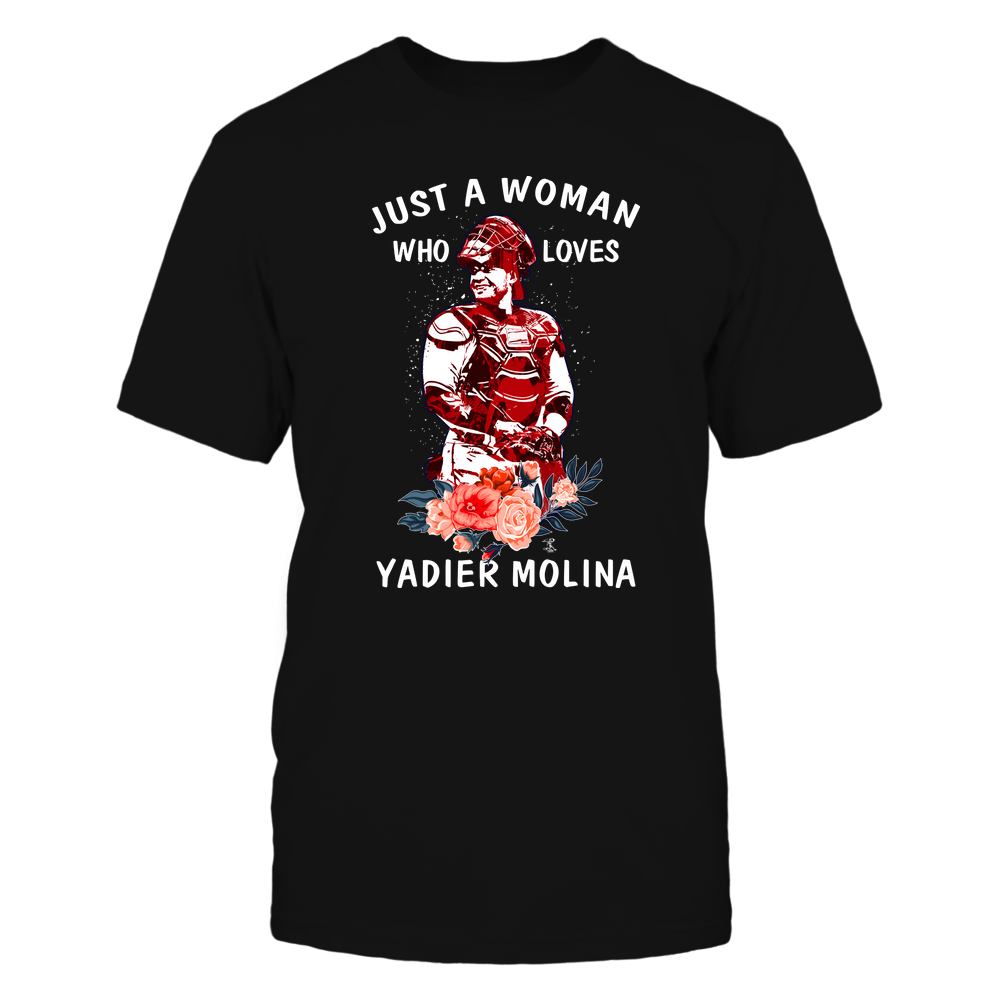 Just A Woman Who Loves - Yadier Molina Shirt | St. Louis Major League Baseball | Ballpark MVP | MLBPA