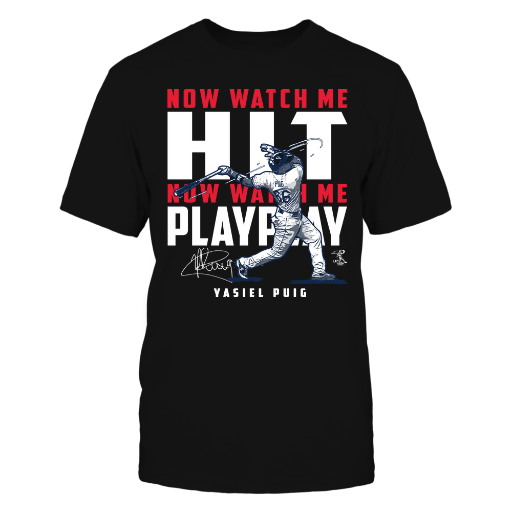 Now Watch Me - Yasiel Puig Tee | Los Angeles D Baseball | MLBPA | Ballpark MVP