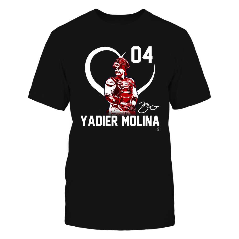 Player Heart - Yadier Molina Shirt | St. Louis Major League Baseball | Ballpark MVP | MLBPA