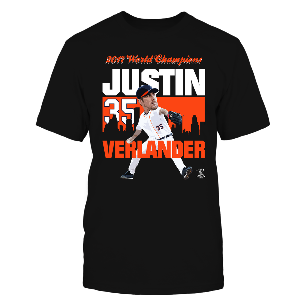 World Champions - Justin Verlander Shirt | Houston Major League Baseball | Ballpark MVP | MLBPA