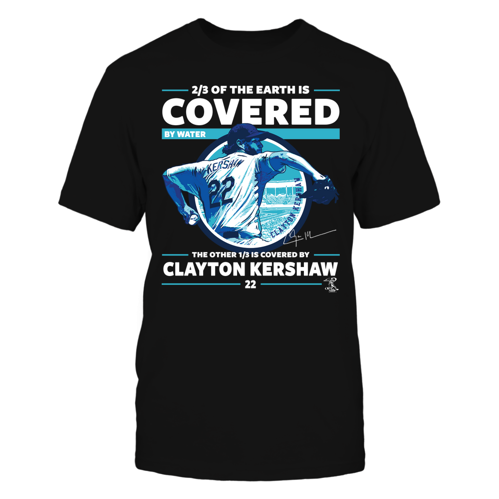 Clayton Kershaw Tee | Los Angeles D Baseball | MLBPA | Ballpark MVP