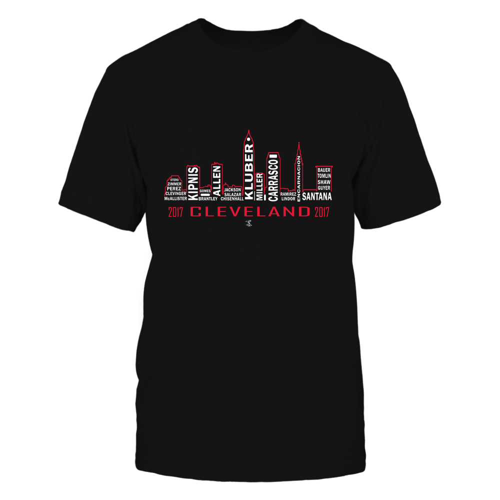 Skyline - Corey Kluber T-Shirt | Cleveland Pro Baseball | Ballpark MVP | MLBPA