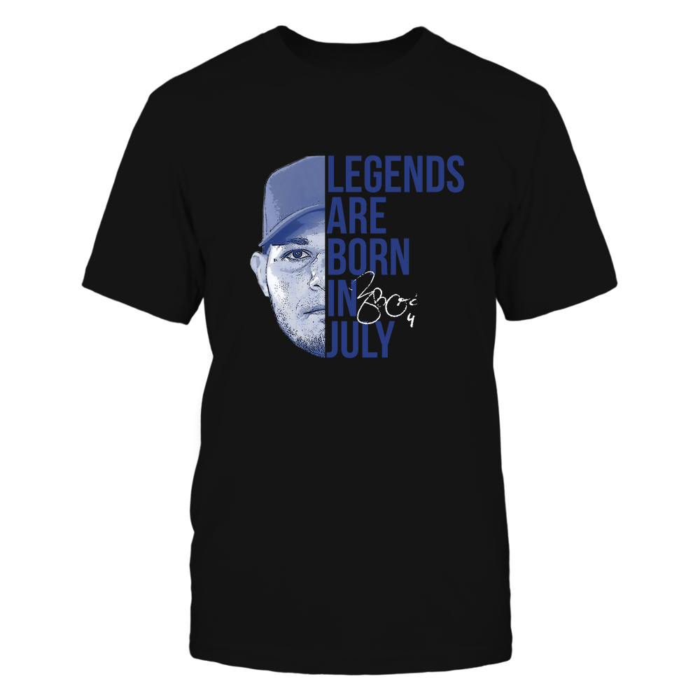 Legends Are Born In July - Yadier Molina Tee | St. Louis Baseball | MLBPA | Ballpark MVP