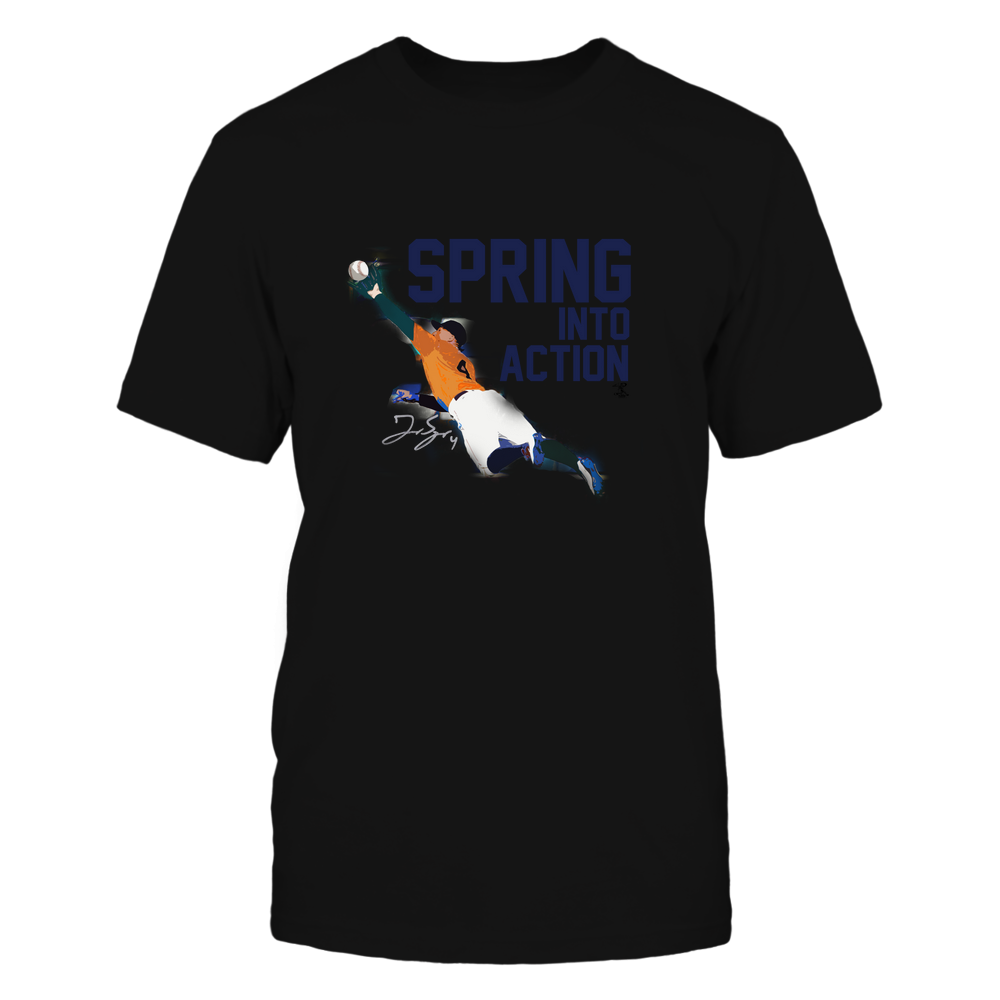 Spring into Action - George Springer T-Shirt | Houston Pro Baseball | Ballpark MVP | MLBPA