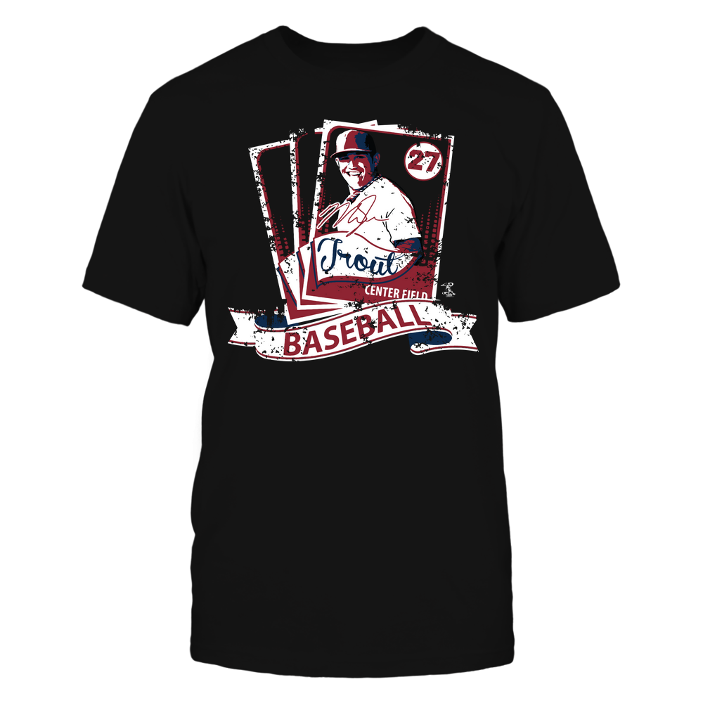 Trading Card - Mike Trout Tee | Los Angeles A Baseball | MLBPA | Ballpark MVP