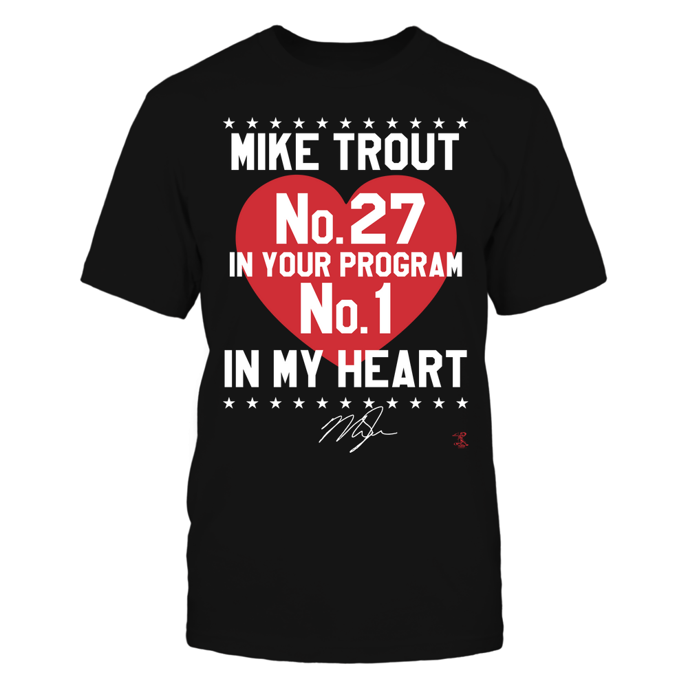 In My Heart - Mike Trout Tee | Los Angeles A Baseball | MLBPA | Ballpark MVP