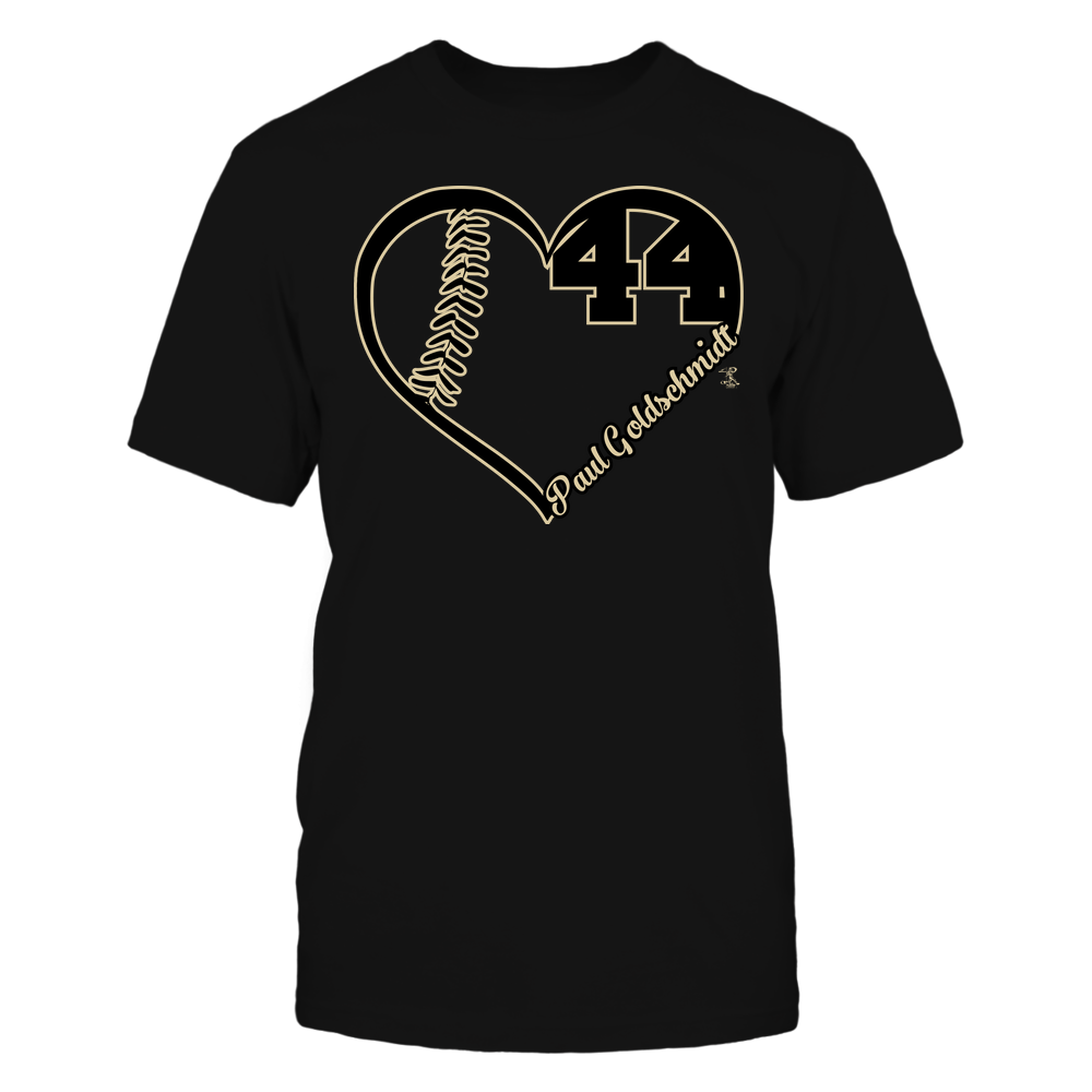 Heart Team - Paul Goldschmidt Tee | St. Louis Baseball | MLBPA | Ballpark MVP