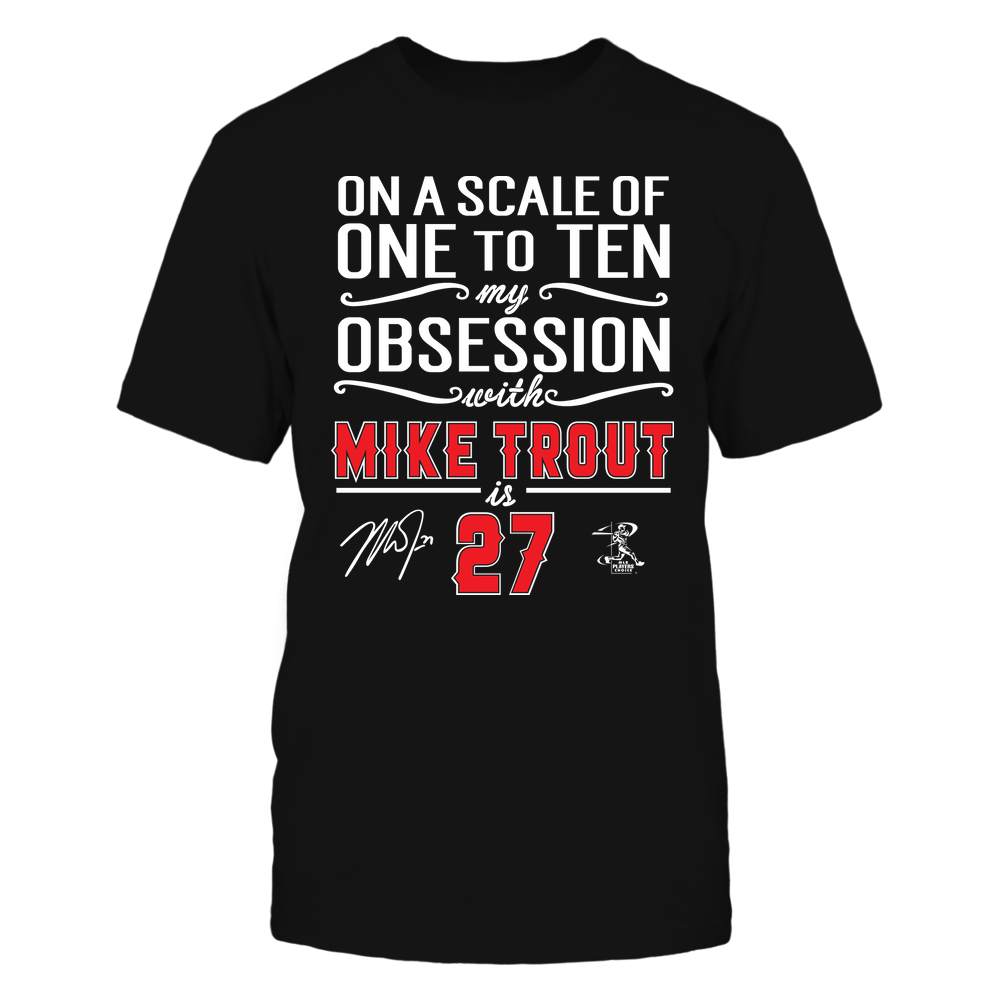 Obsession - Mike Trout T-Shirt | Los Angeles A Pro Baseball | Ballpark MVP | MLBPA