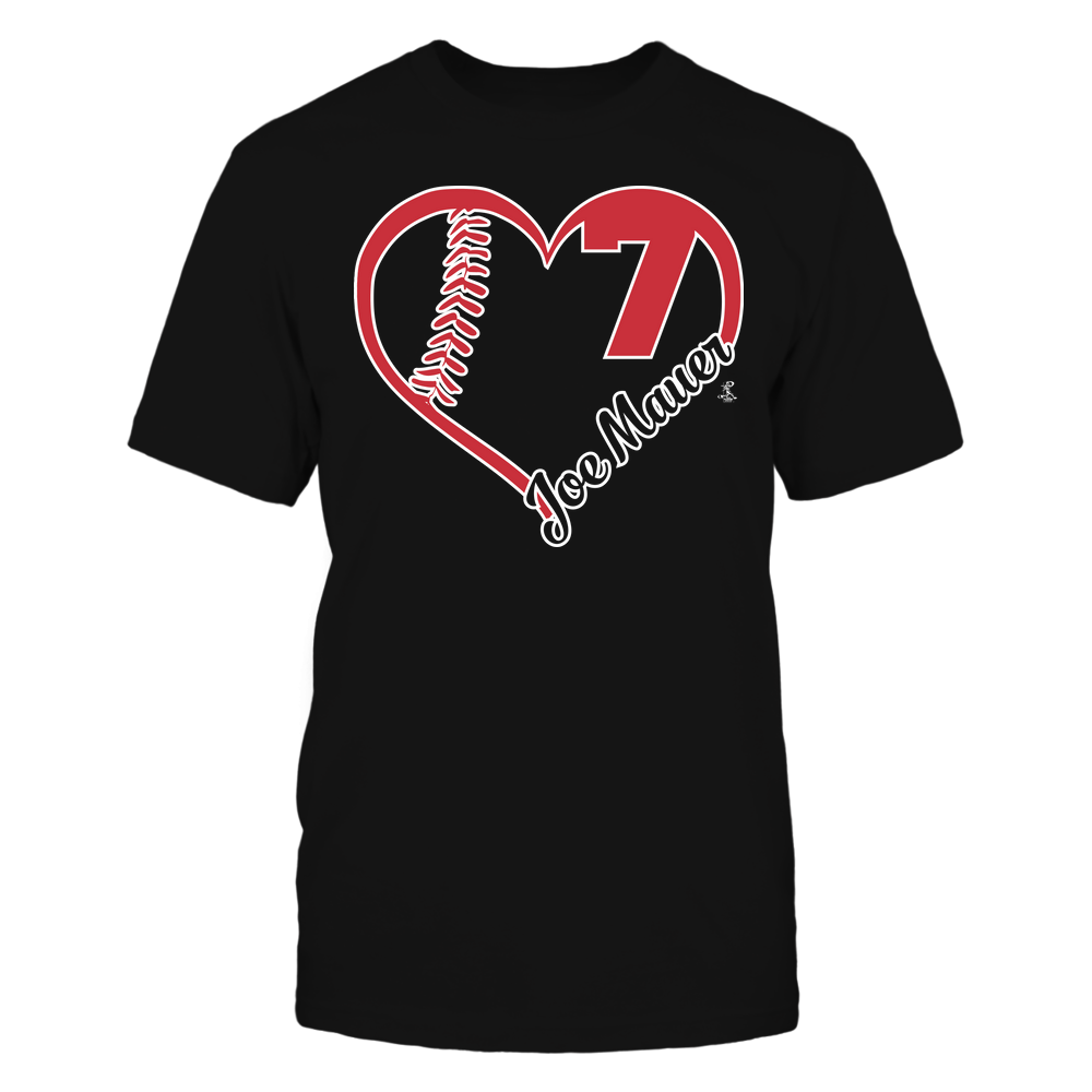 Heart Team - Joe Mauer Tee | Baseball | MLBPA | Ballpark MVP