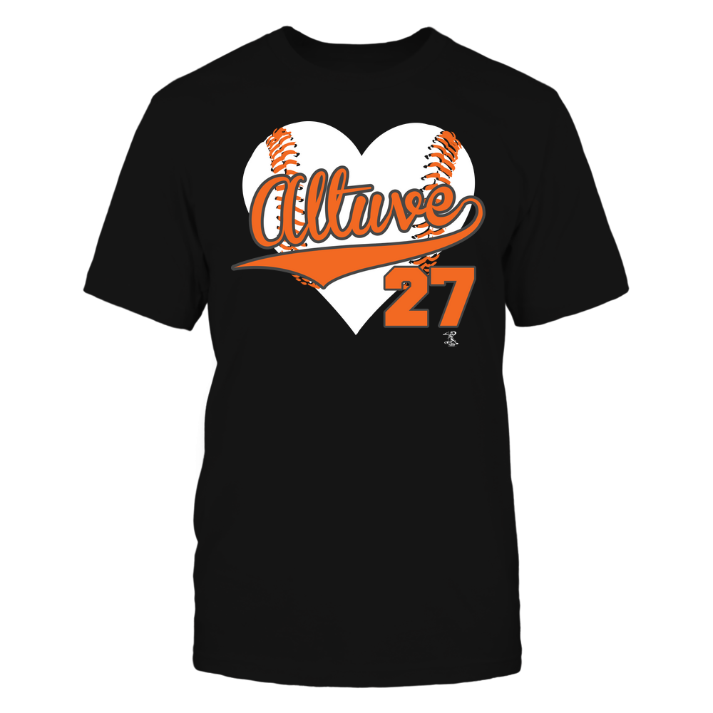 Baseball Heart - Jose Altuve Tee | Houston Baseball | MLBPA | Ballpark MVP