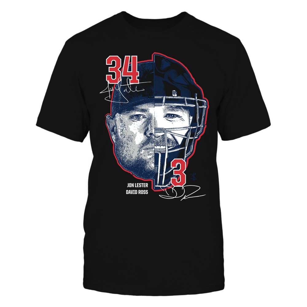 Two Faces - Jon Lester T-Shirt | Chicago C Pro Baseball | Ballpark MVP | MLBPA