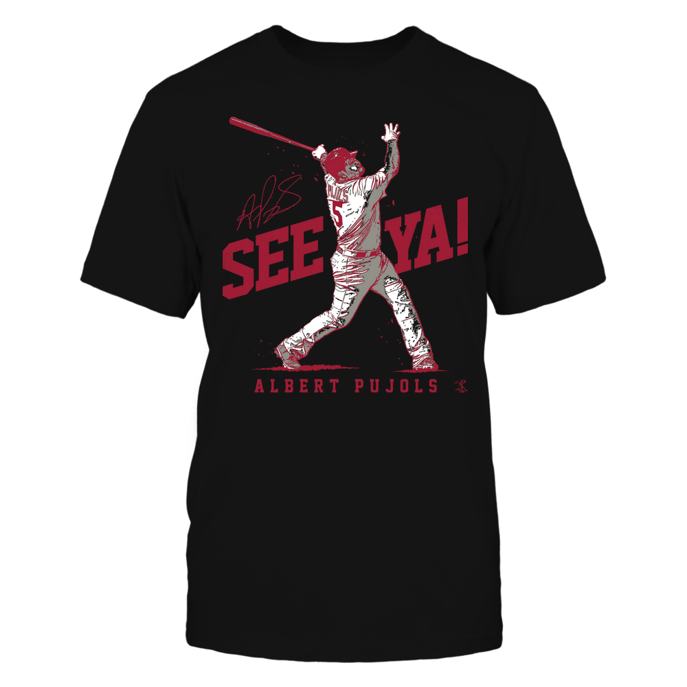 See Ya - Albert Pujols Tee | Los Angeles D Baseball | MLBPA | Ballpark MVP