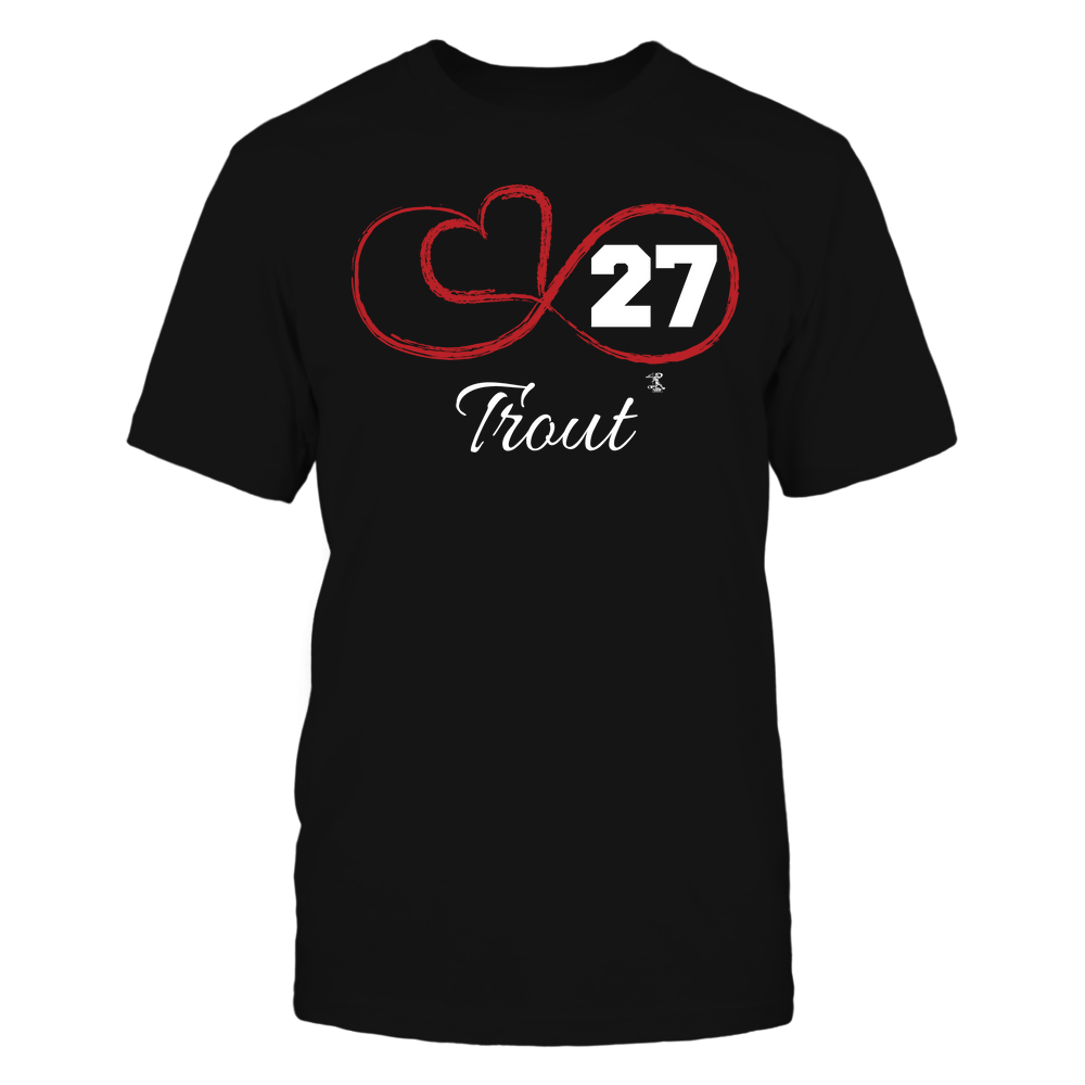 Heart Player - Mike Trout T-Shirt | Los Angeles A Pro Baseball | Ballpark MVP | MLBPA