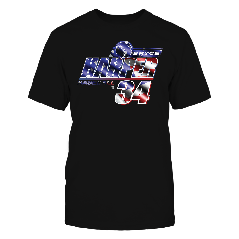 USA Shirt - Bryce Harper Shirt | Philadelphia Major League Baseball | Ballpark MVP | MLBPA