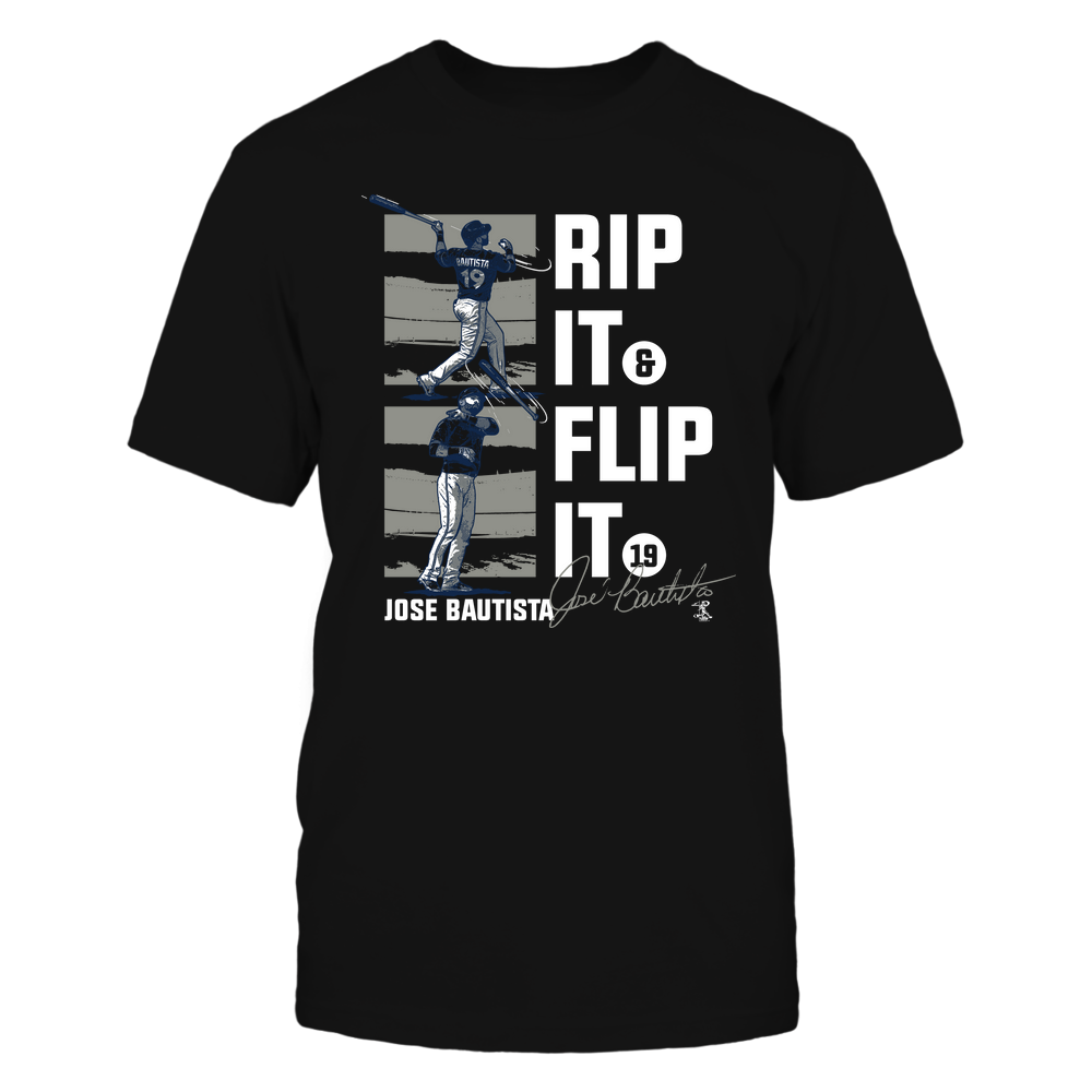 Rip It Flip It - Jose Bautista T-Shirt | Toronto Pro Baseball | Ballpark MVP | MLBPA