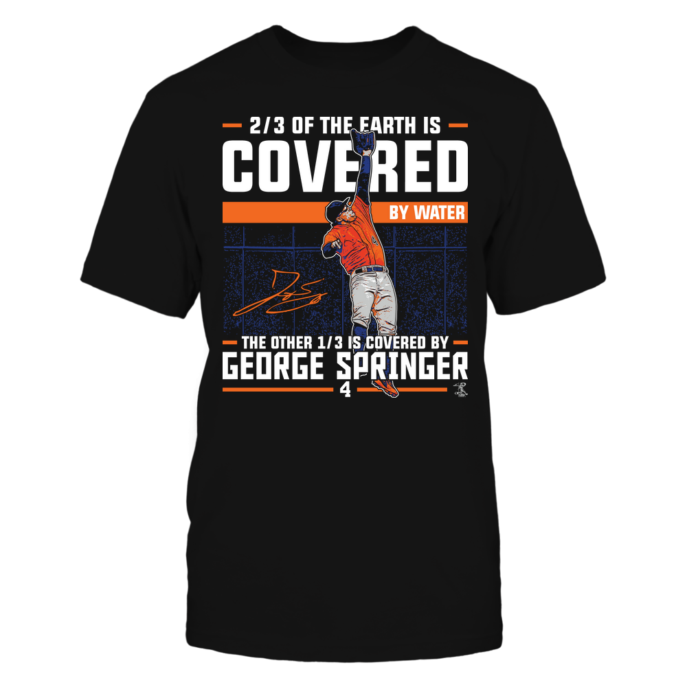 Covered By - George Springer Shirt | Houston Major League Baseball | Ballpark MVP | MLBPA