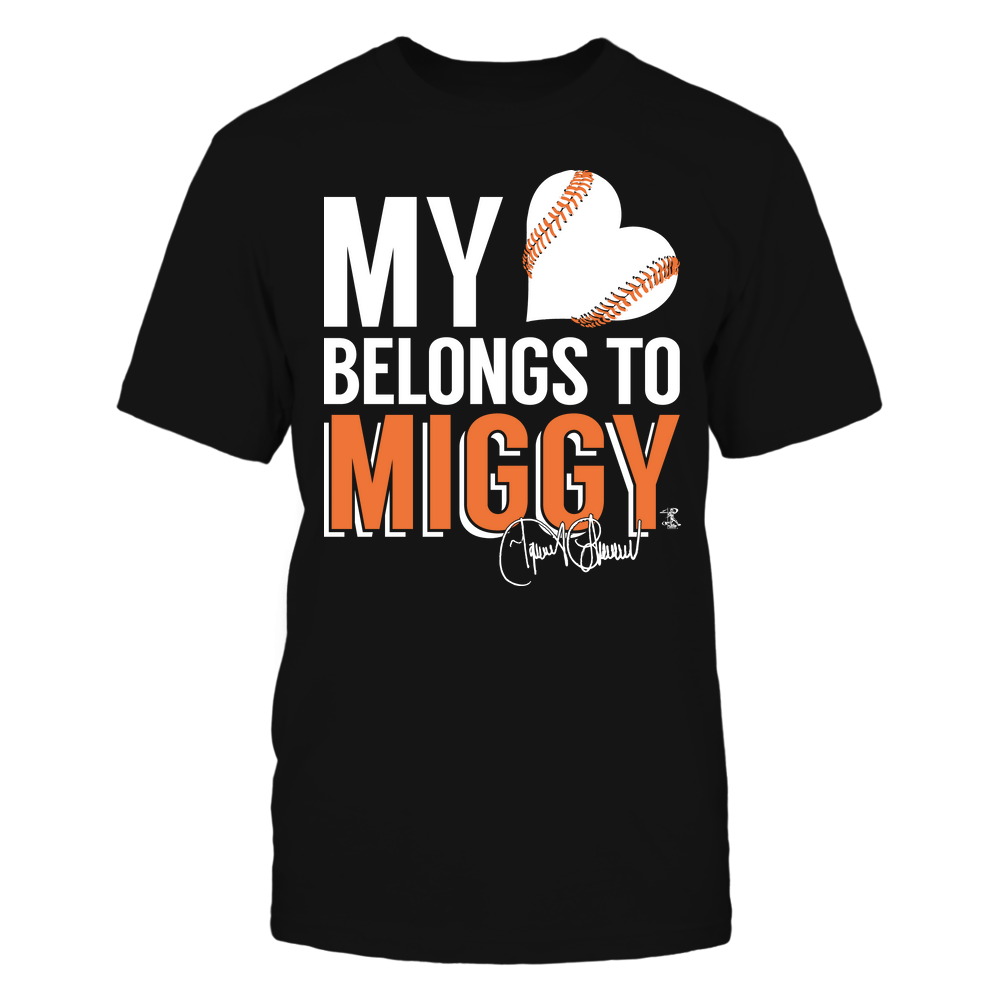 My Heart Belongs To - Miguel Cabrera Shirt | Detroit Major League Baseball | Ballpark MVP | MLBPA