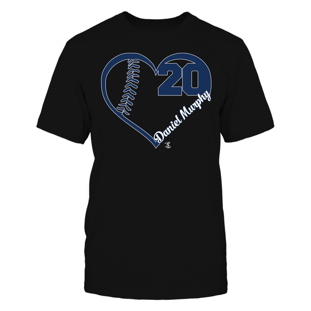 Heart Team - Daniel Murphy T-Shirt | Colorado Pro Baseball | Ballpark MVP | MLBPA