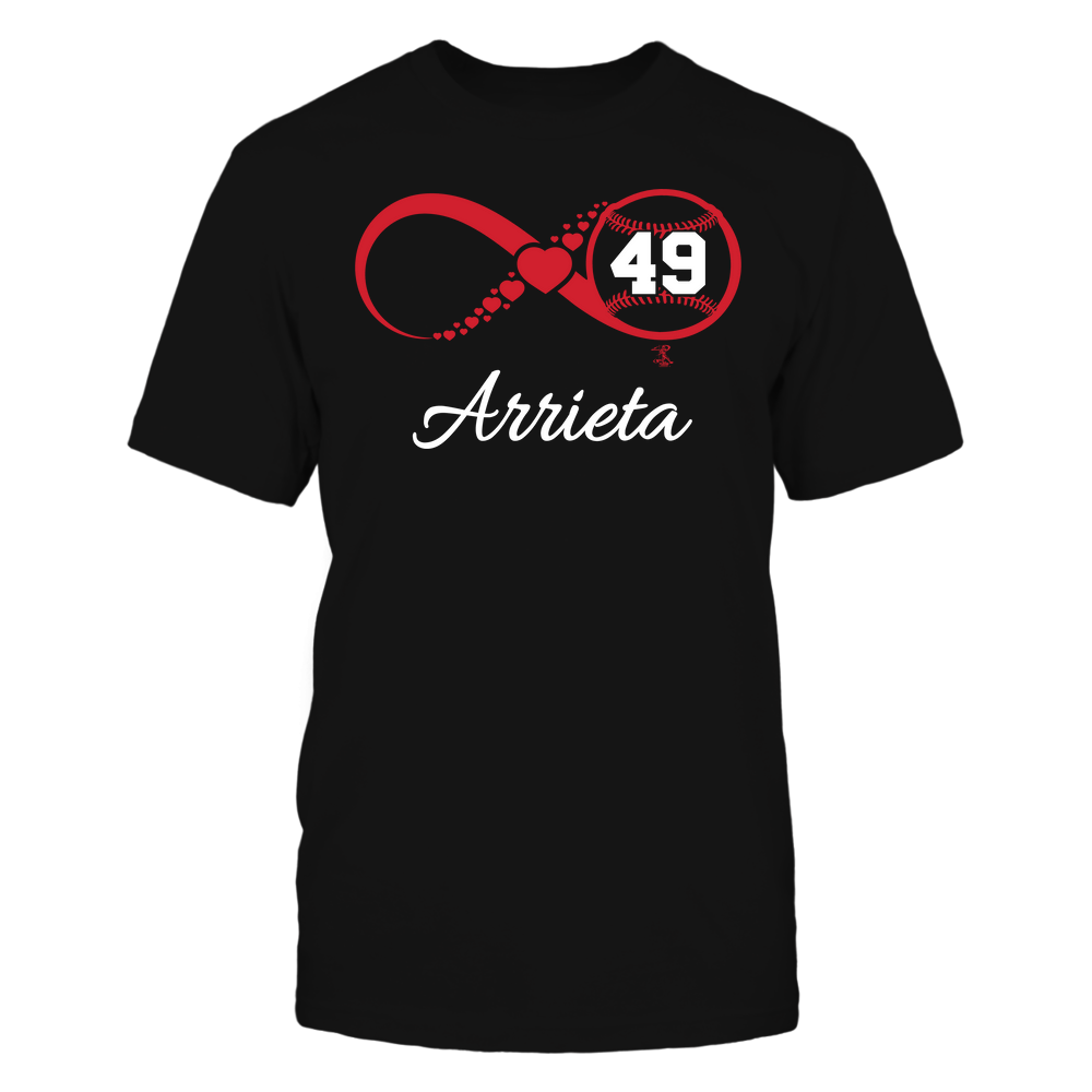 Infinite Baseball Love - Jake Arrieta T-Shirt | Chicago C Pro Baseball | Ballpark MVP | MLBPA