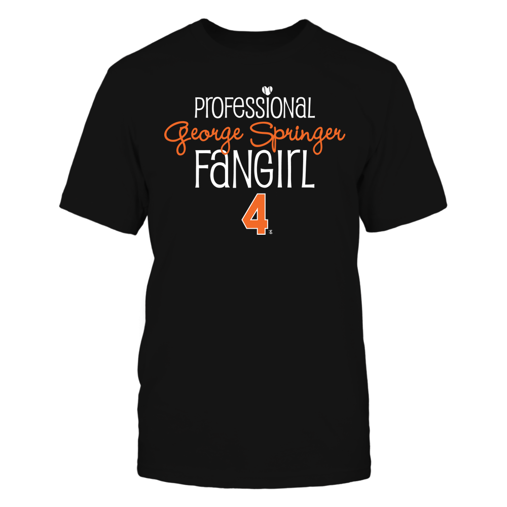 Professional FanGirl - George Springer T-Shirt | Houston Pro Baseball | Ballpark MVP | MLBPA