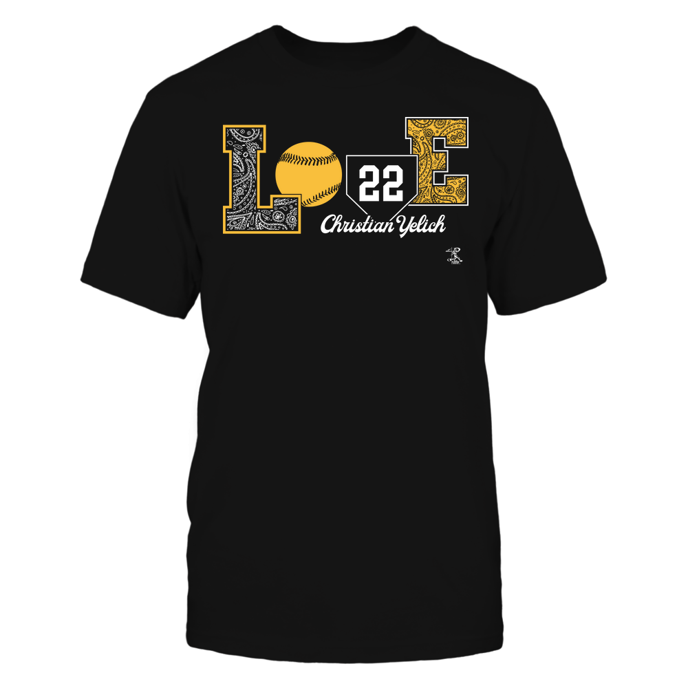 Love Player - Christian Yelich Tee | Milwaukee Baseball | MLBPA | Ballpark MVP