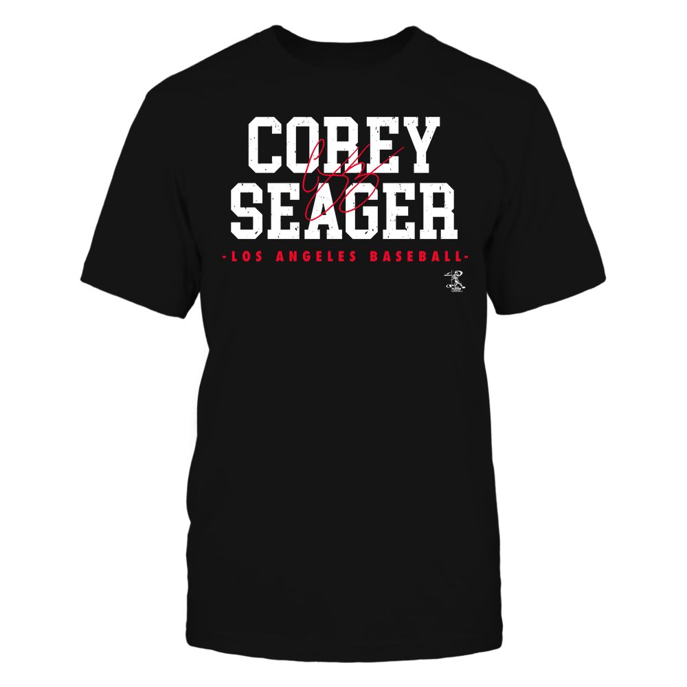 Signature - Corey Seager Tee | Los Angeles D Baseball | MLBPA | Ballpark MVP