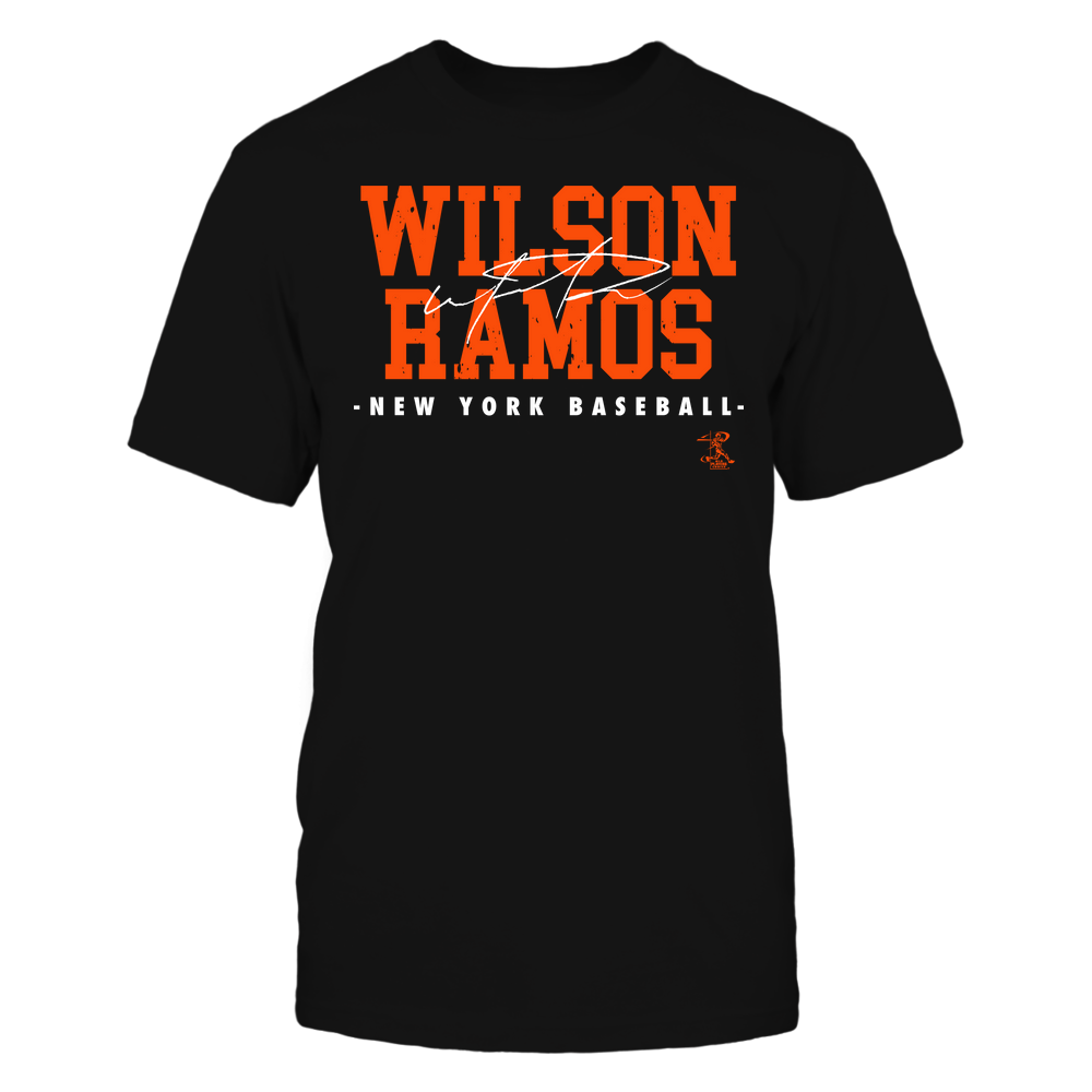 Signature - Wilson Ramos T-Shirt | New York M Pro Baseball | Ballpark MVP | MLBPA