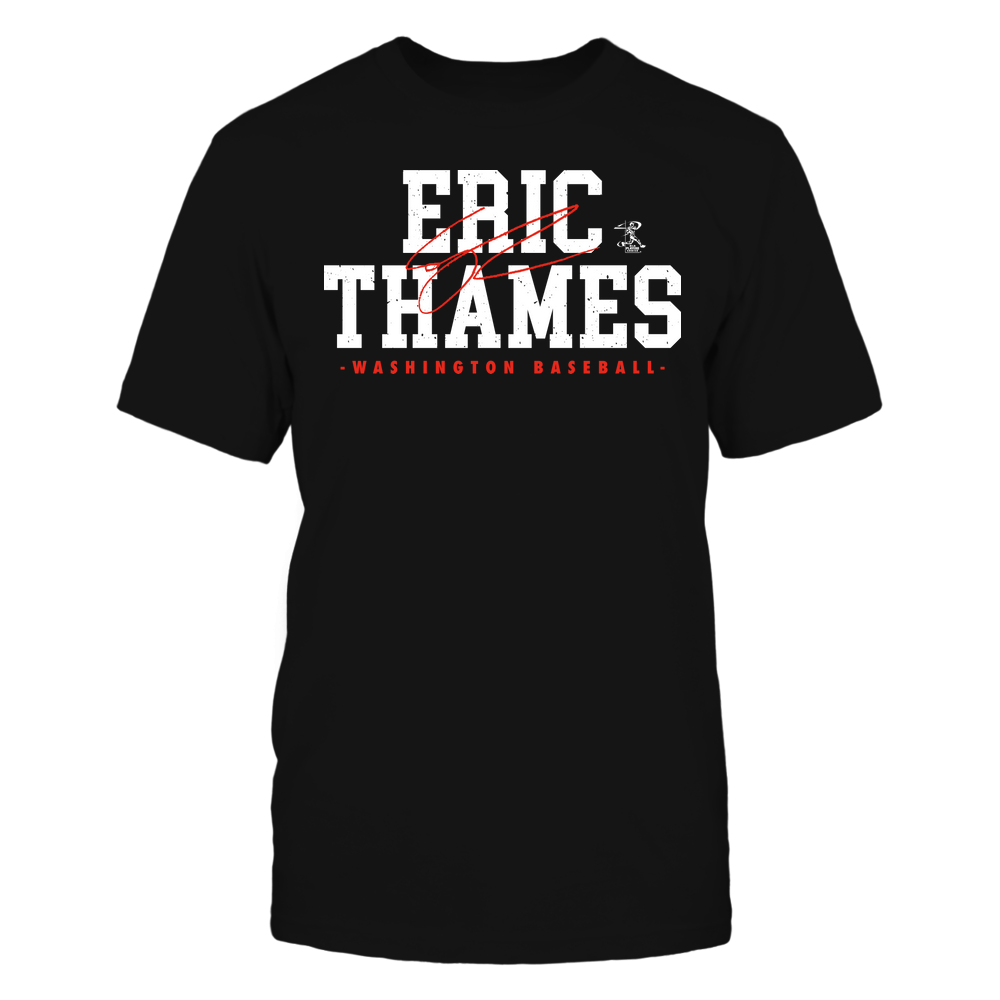 Signature - Eric Thames Tee | Washington Baseball | MLBPA | Ballpark MVP