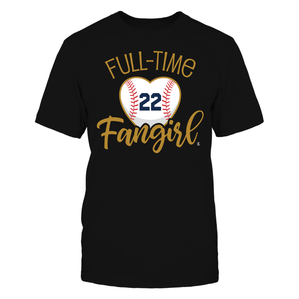 Full-Time FanGirl - Christian Yelich T-Shirt | Milwaukee Pro Baseball | Ballpark MVP | MLBPA