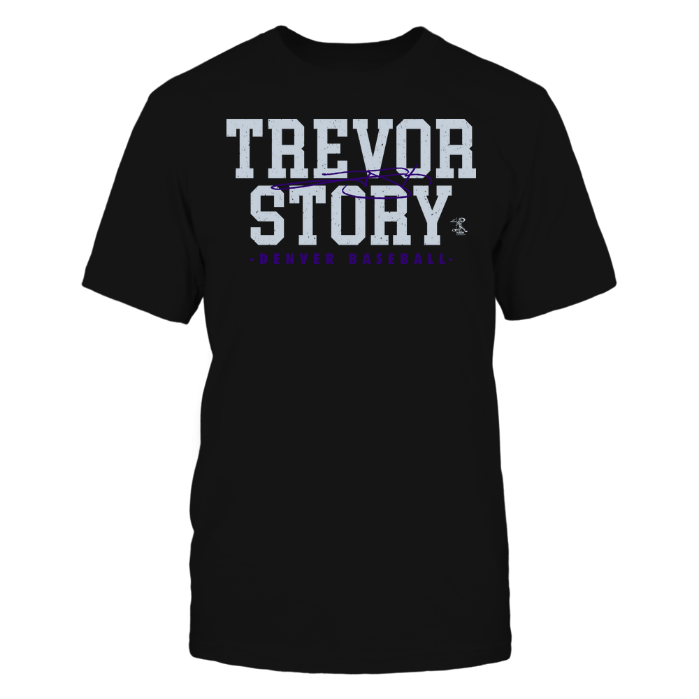 Signature - Trevor Story T-Shirt | Colorado Pro Baseball | Ballpark MVP | MLBPA