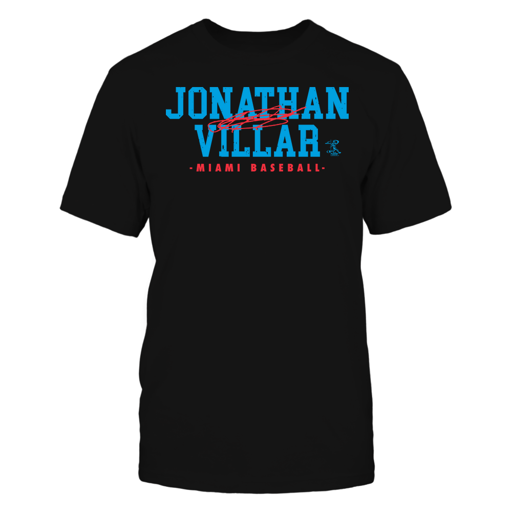 Signature - Jonathan Villar Tee | Miami Baseball | MLBPA | Ballpark MVP