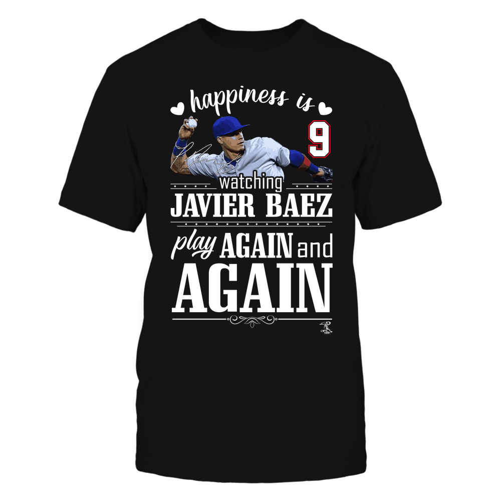 Happiness Is Watching - Javier Baez Shirt | Chicago C Major League Baseball | Ballpark MVP | MLBPA
