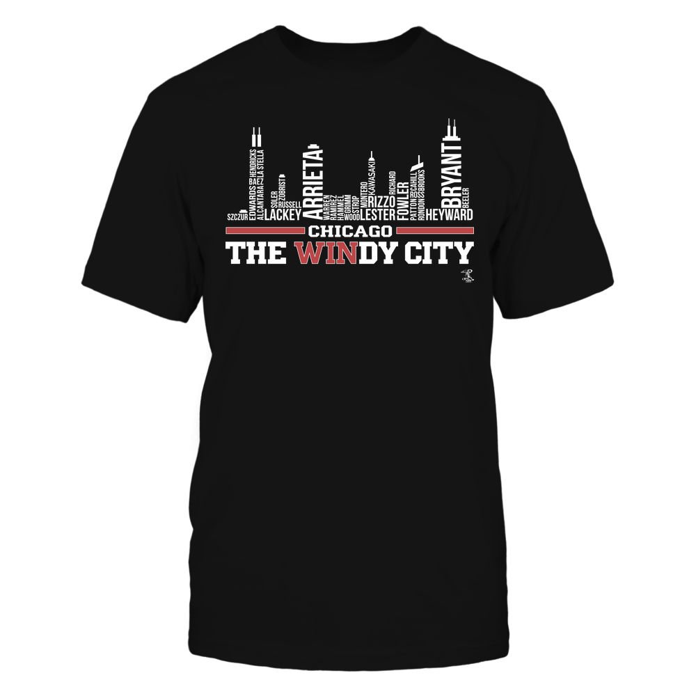 Skyline - Jake Arrieta T-Shirt | Chicago C Pro Baseball | Ballpark MVP | MLBPA