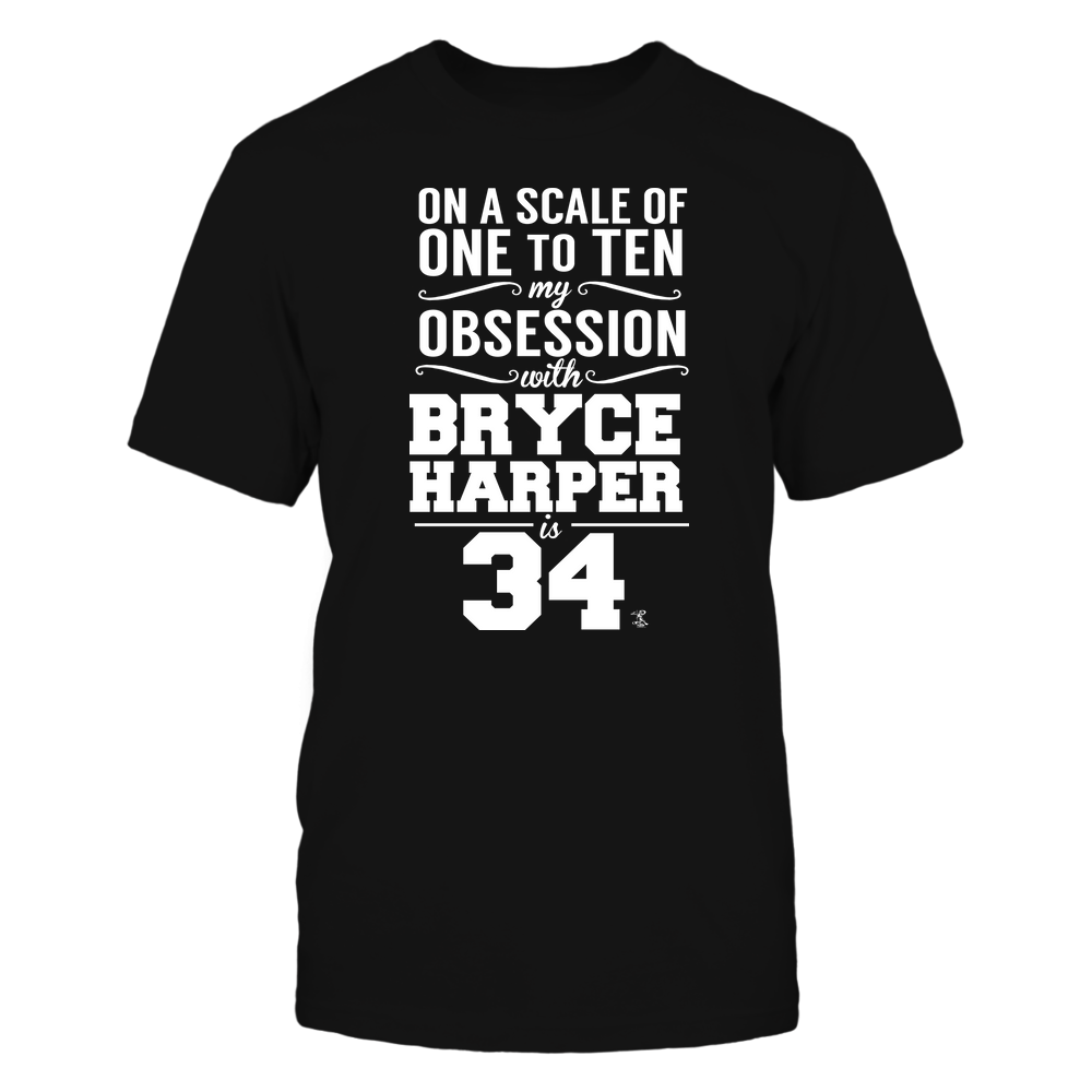 Obsession Level - Bryce Harper T-Shirt | Washington Pro Baseball | Ballpark MVP | MLBPA