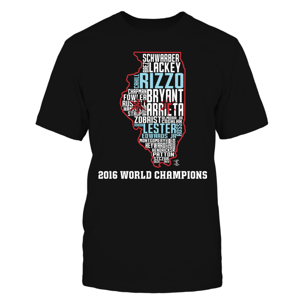 World Champions - Anthony Rizzo T-Shirt | Pro Baseball | Ballpark MVP | MLBPA