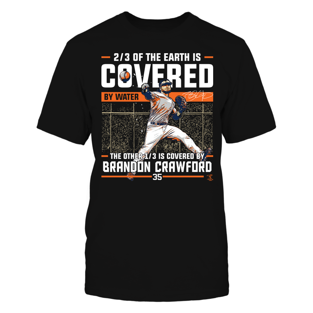 Covered By - Brandon Crawford Shirt | San Francisco Major League Baseball | Ballpark MVP | MLBPA