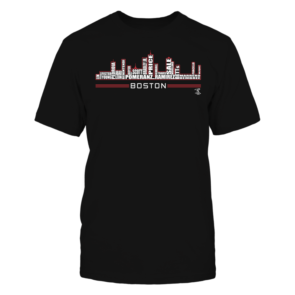 Skyline - Dustin Pedroia Tee | Boston Baseball | MLBPA | Ballpark MVP