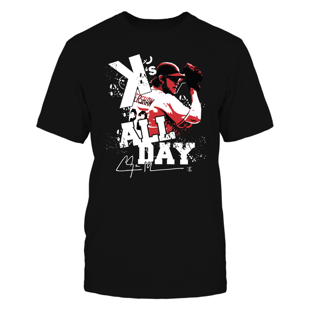 Clayton Kershaw Tee | Los Angeles D Baseball | MLBPA | Ballpark MVP